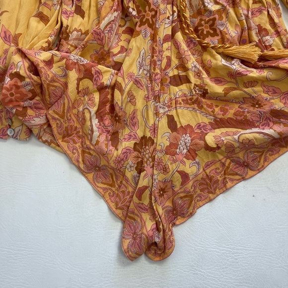 Spell & The Gypsy Bohemian Floral Romper Dress. Size Small - Picture 8 of 10